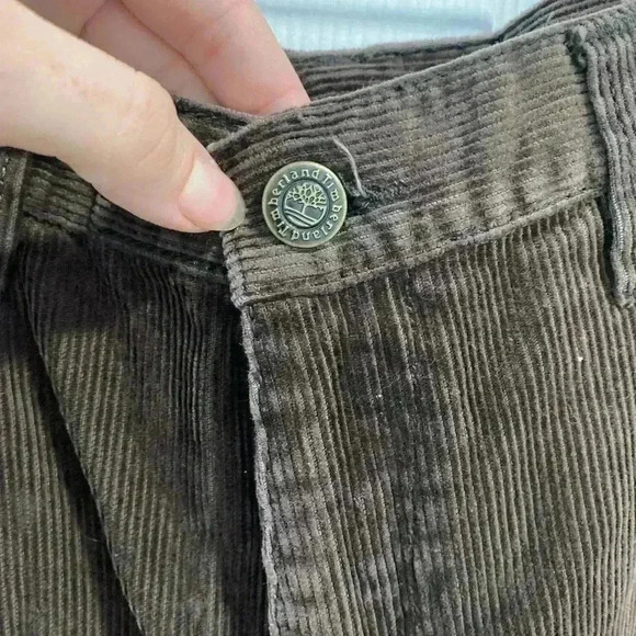 Timberland Women’s Corduroy Straight Leg Pants Brown Size 18 (US 10) - Picture 3 of 13